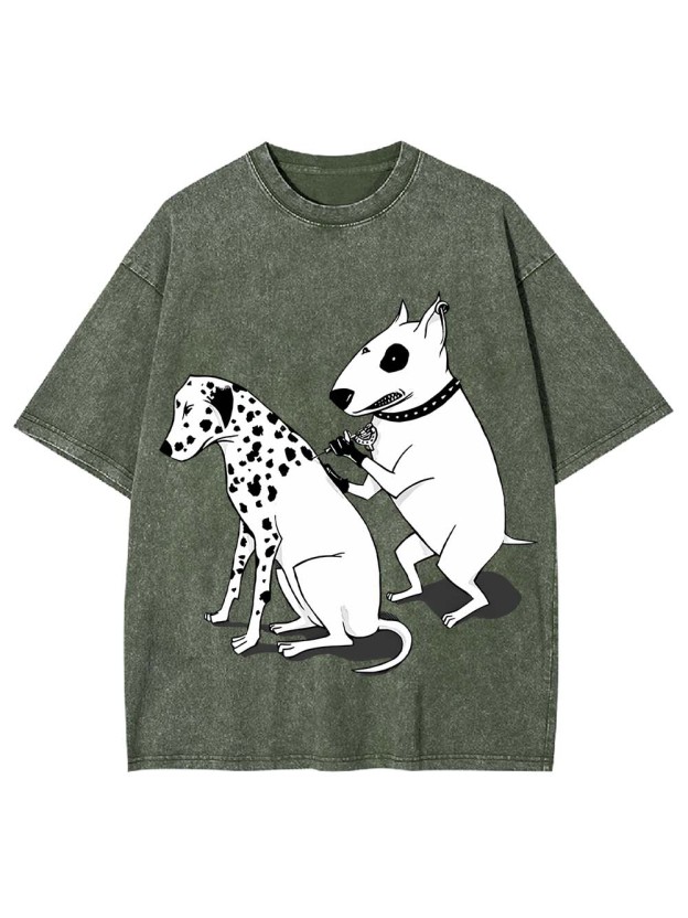 Dog Gossip Washed Tshirt