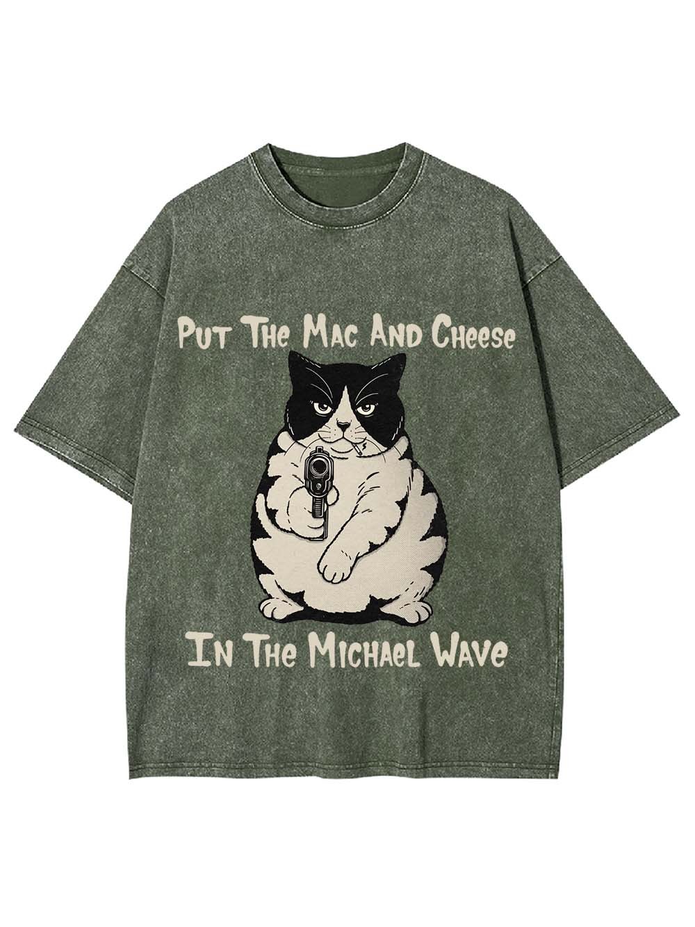 Put The Mac And Cheese Washed Tshirt
