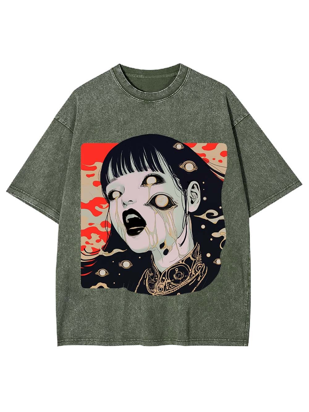 EYES OF CHAOTIC DESPAIR WASHED TSHIRT