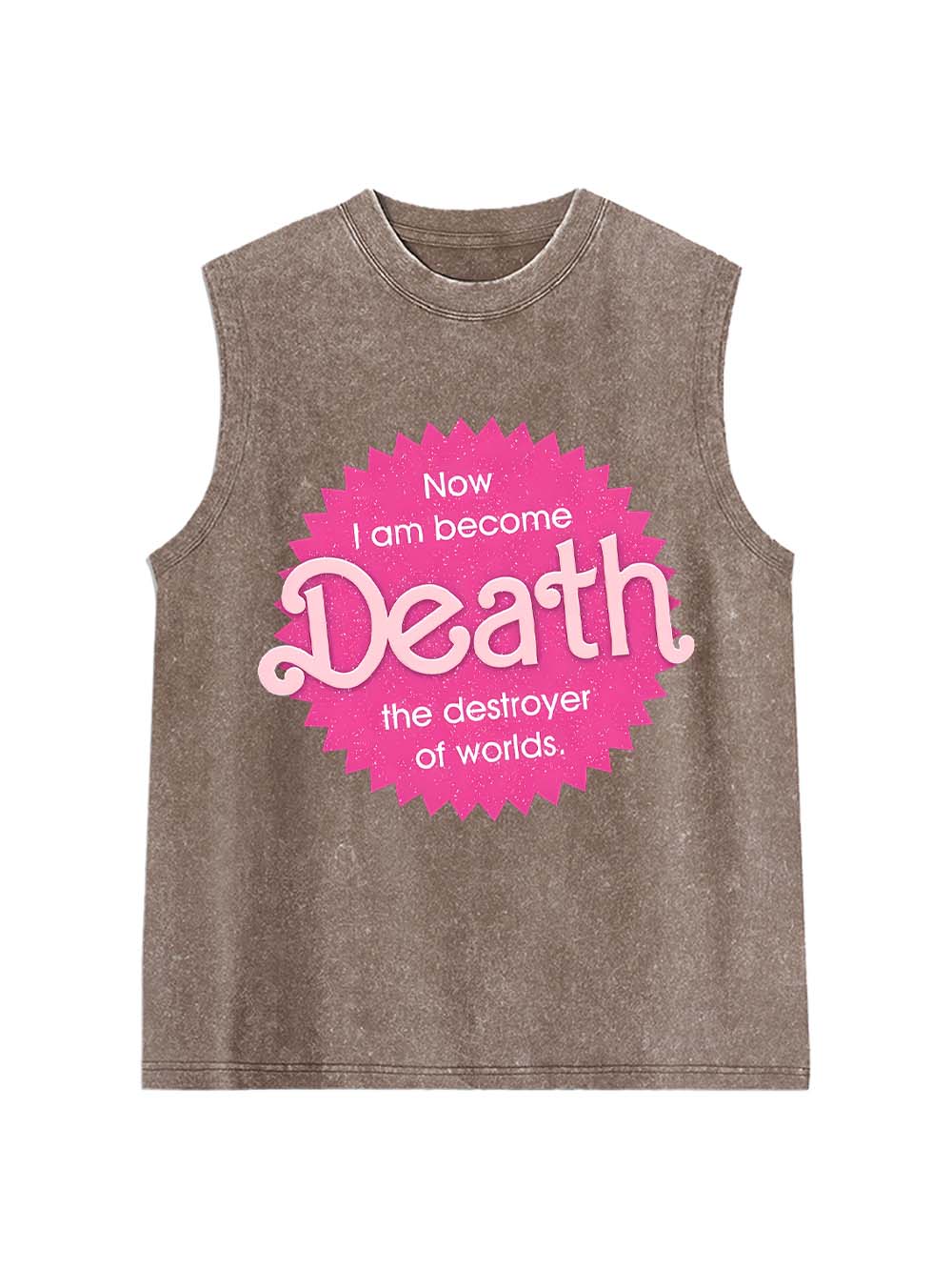 Sparkly Harbinger of Death Washed Tank Top