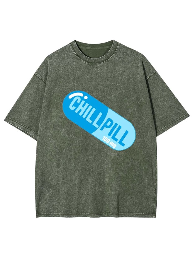 Chill Pill Washed Tshirt
