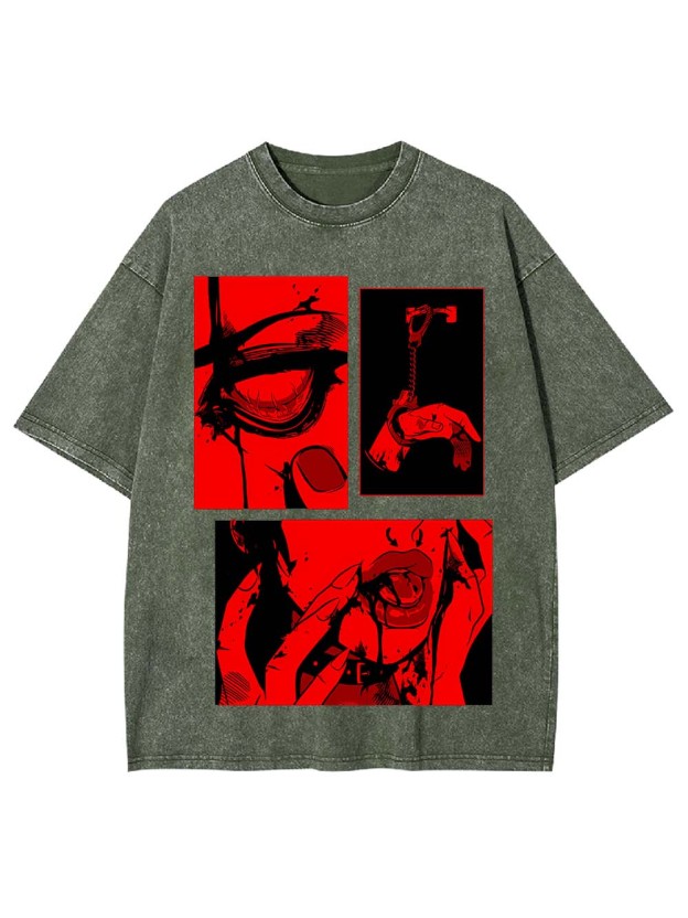 Crimson Despair Washed Tshirt