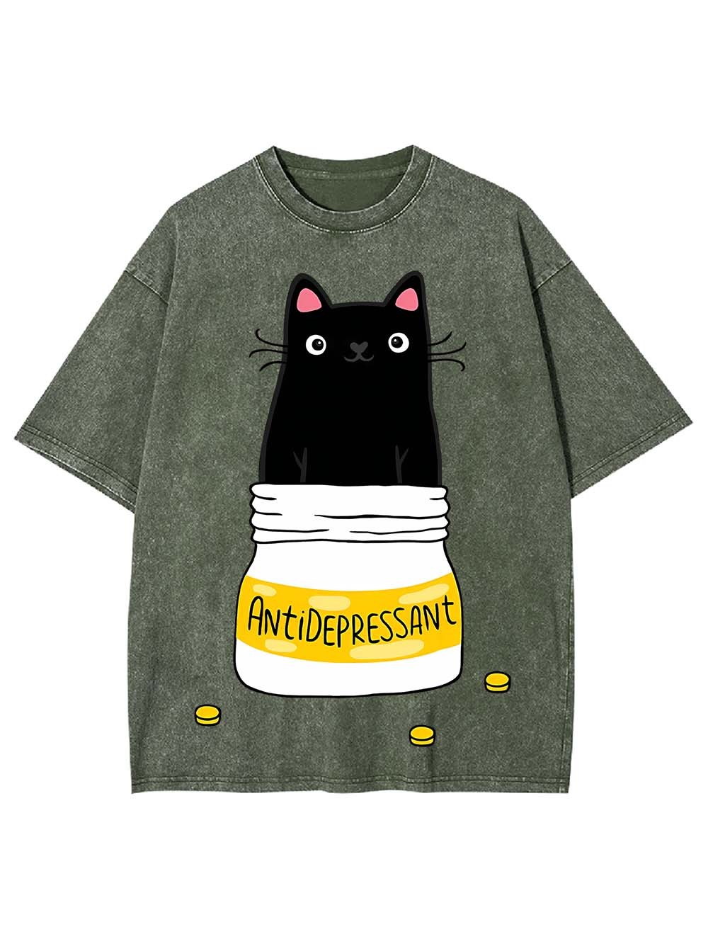 Antidepressant Washed Tshirt