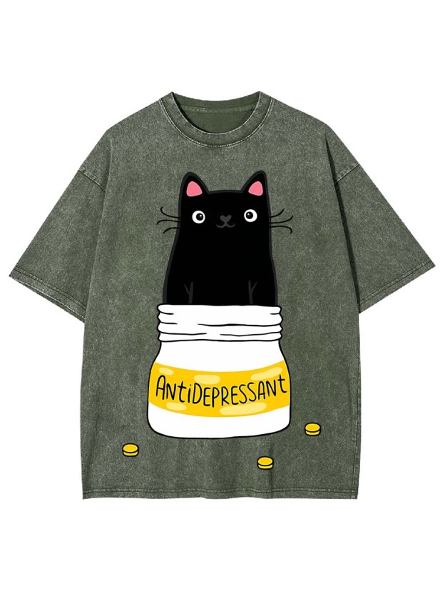 Antidepressant Washed Tshirt