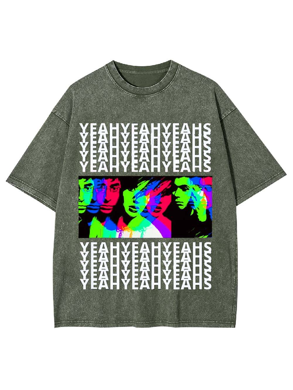 Yeah Yeah Yeahs Vibes Washed Tshirt