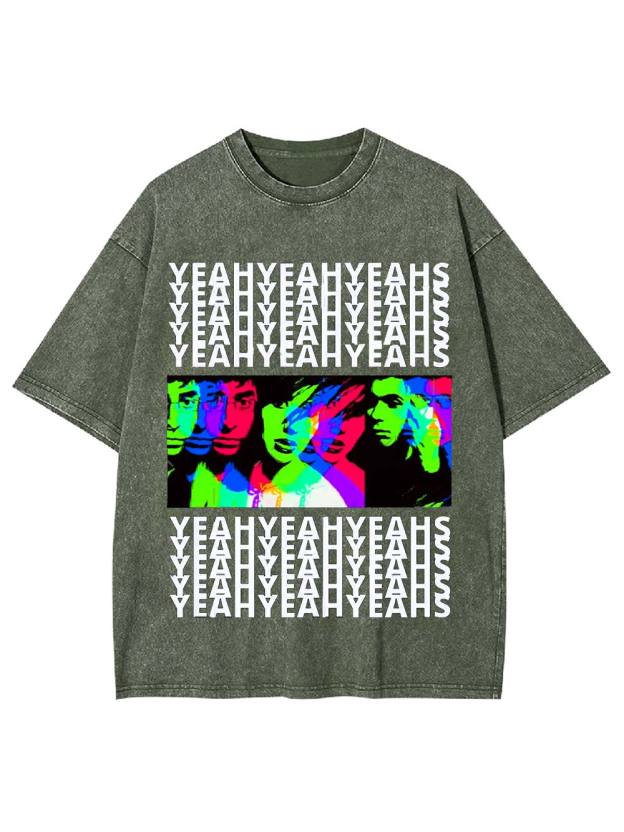 Yeah Yeah Yeahs Vibes Washed Tshirt