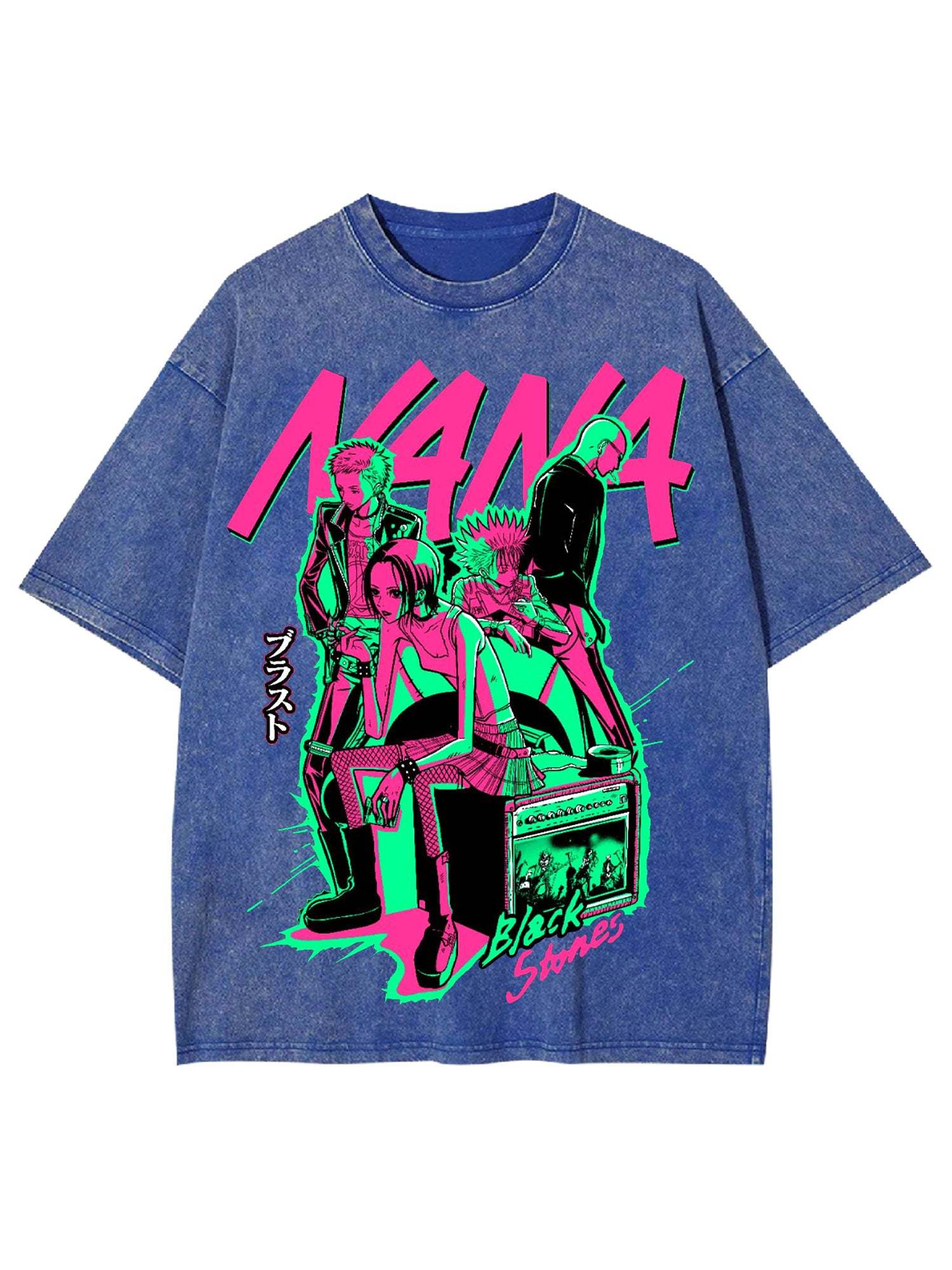 The Punk Spirit Of N4n4 Washed Tshirt