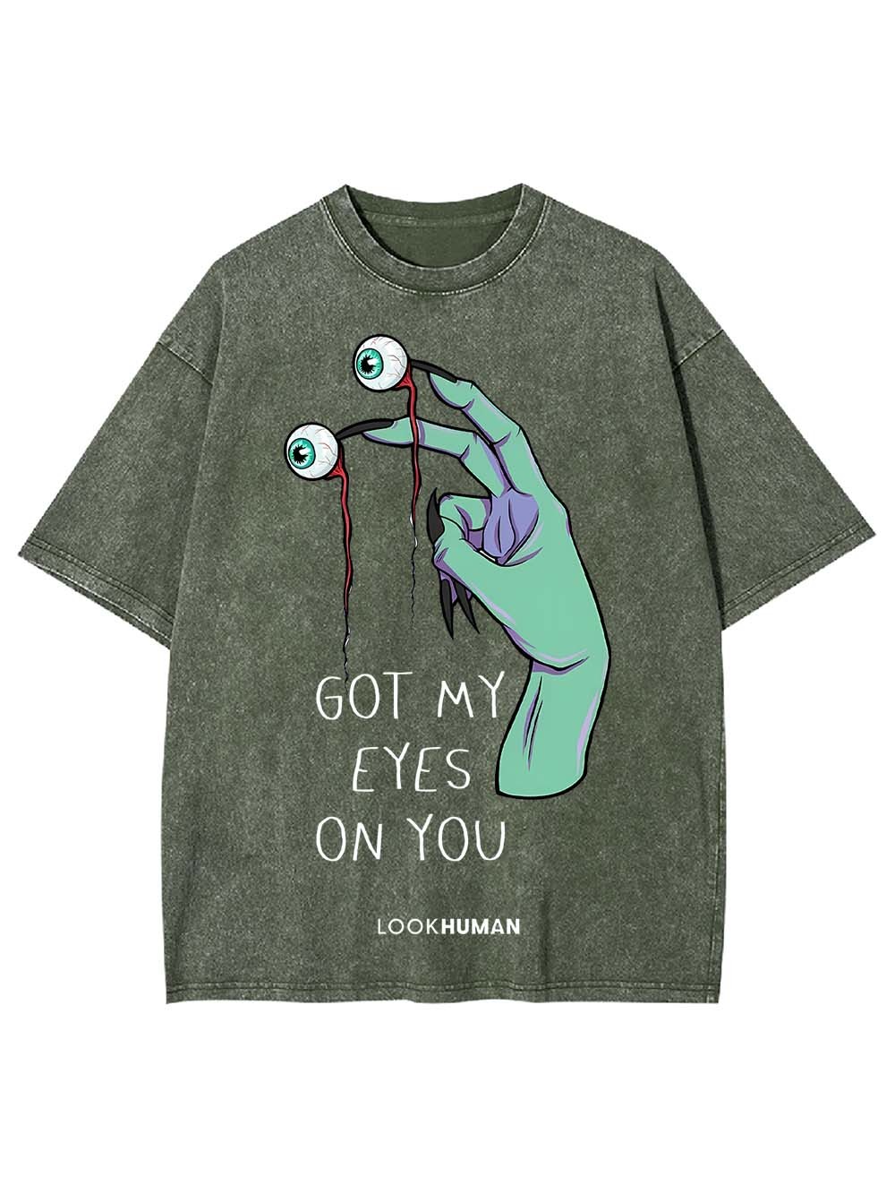 GOT MY EYES ON YOU WASHED TSHIRT