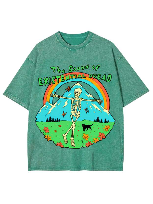 The Sound Of Existential Dread Washed Tshirt