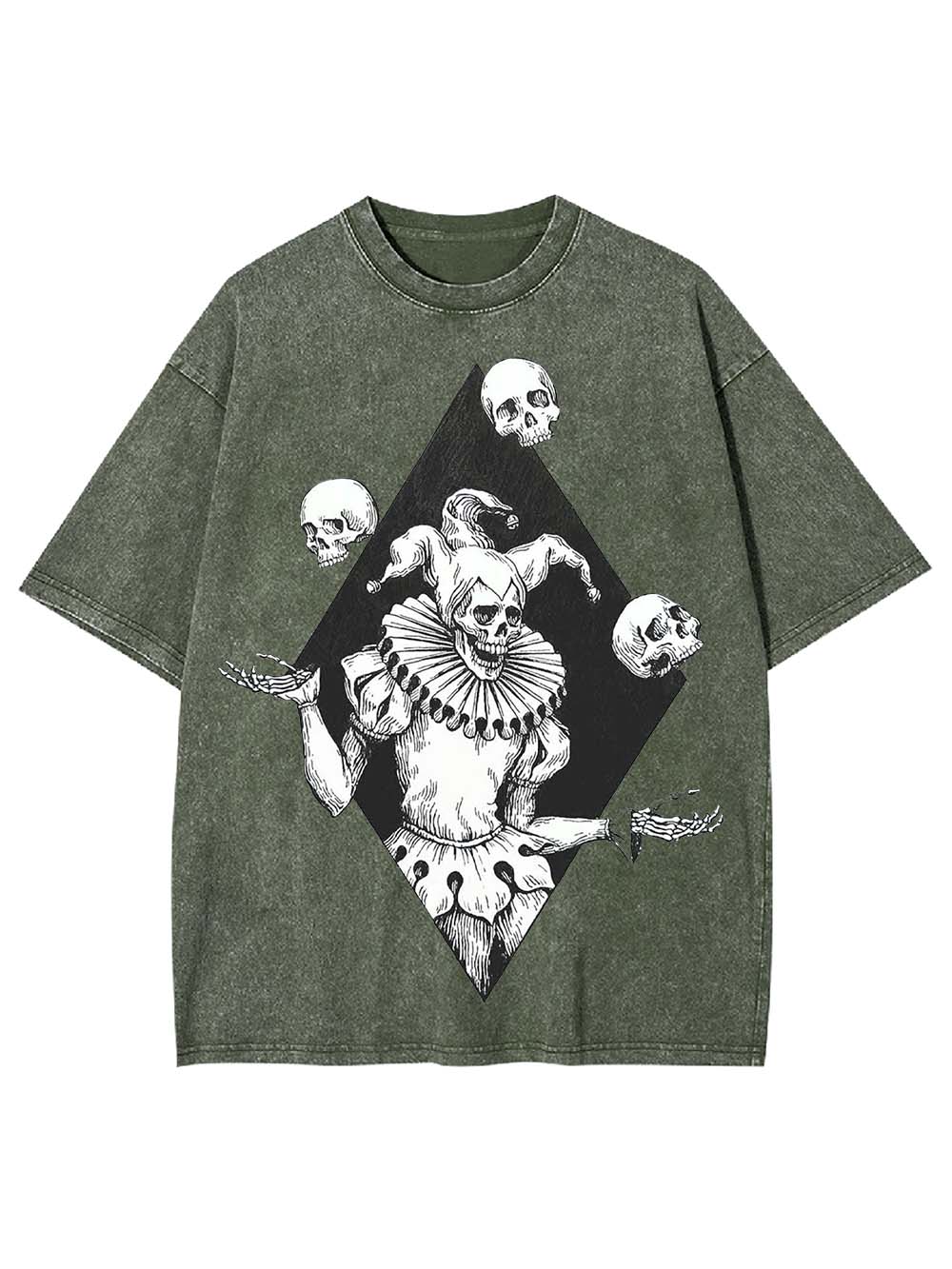 JESTER OF DEATH WASHED TSHIRT
