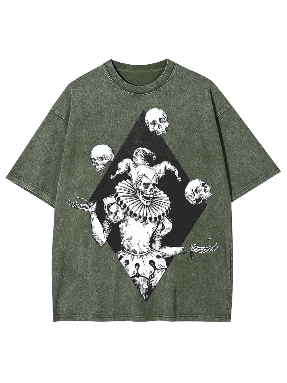 JESTER OF DEATH WASHED TSHIRT