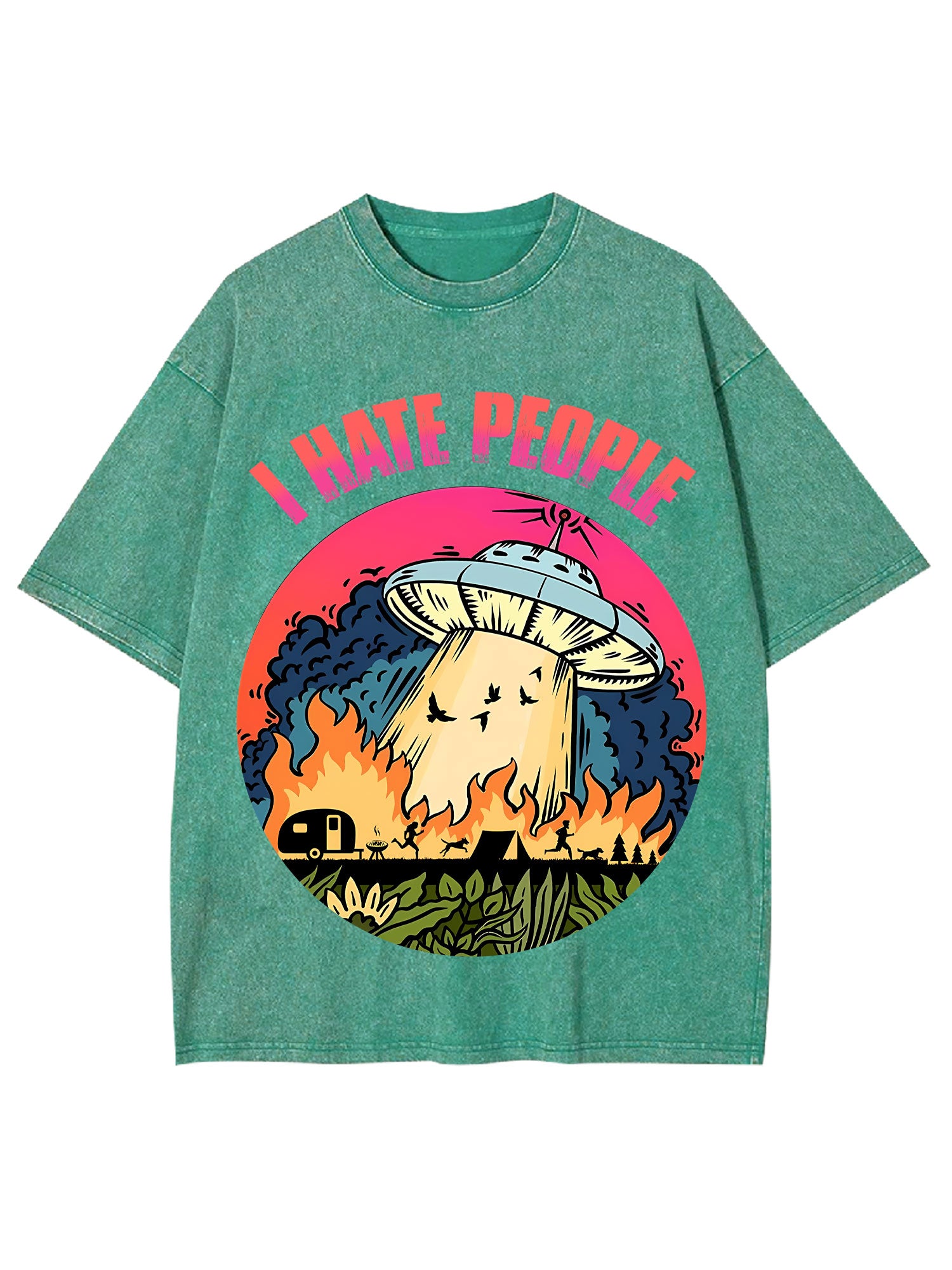 I Hate People Washed Tshirt