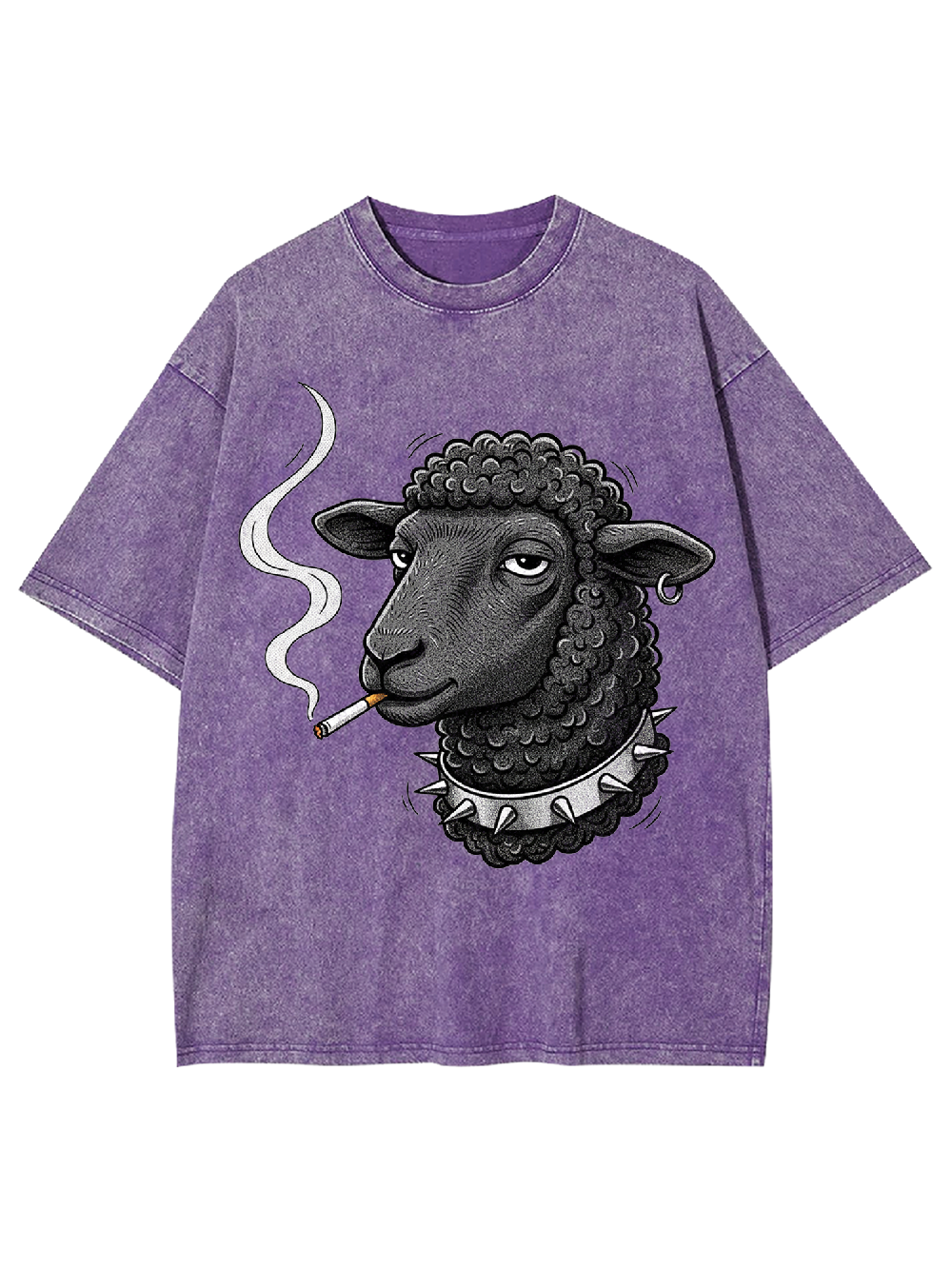 Smoking Black Sheep Washed Tshirt