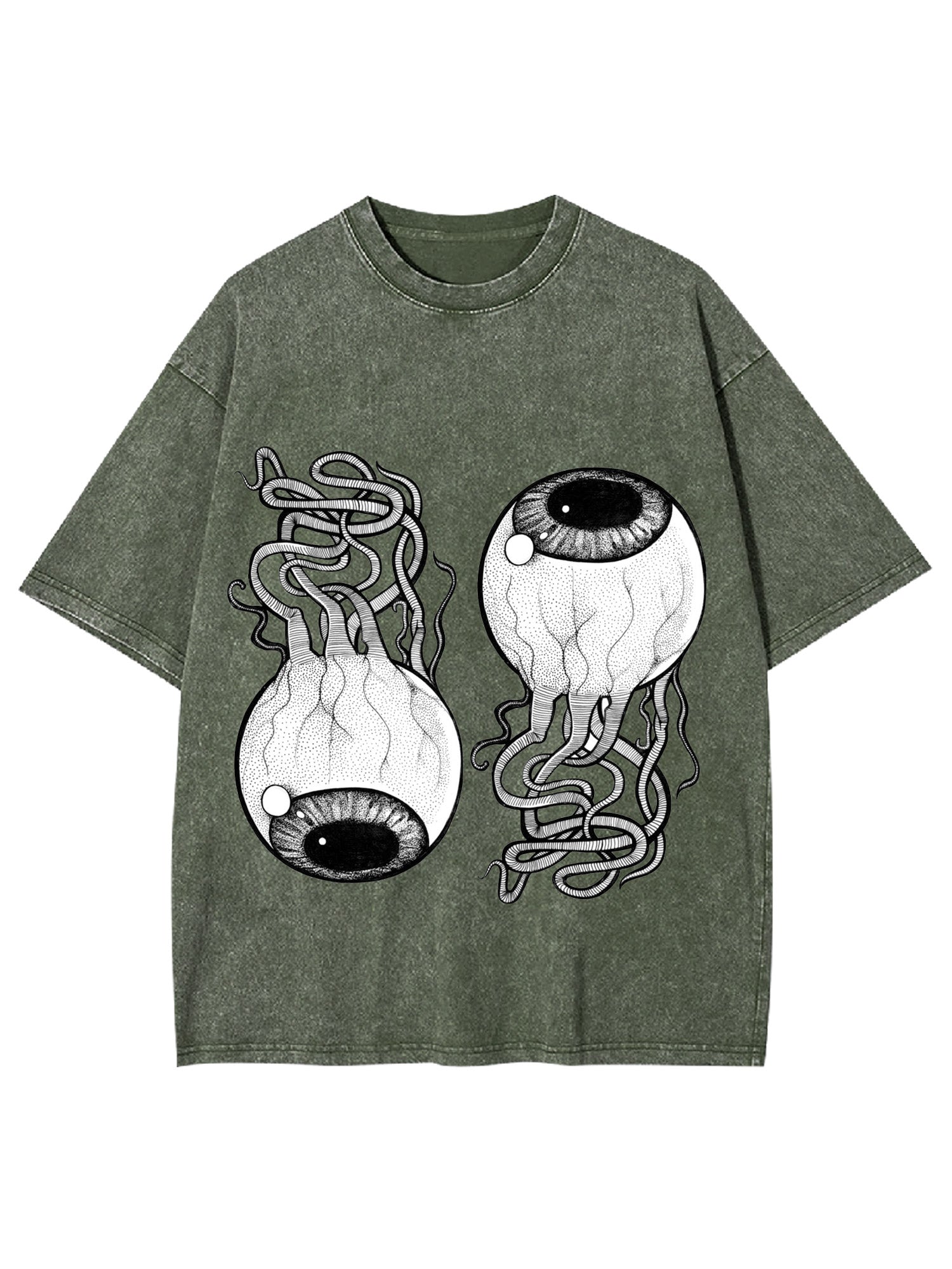 Entangled Gaze Washed Tshirt