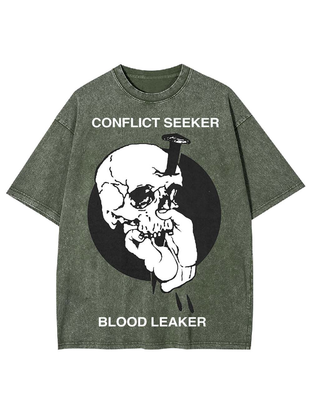 Conflict Seeker Washed Tshirt
