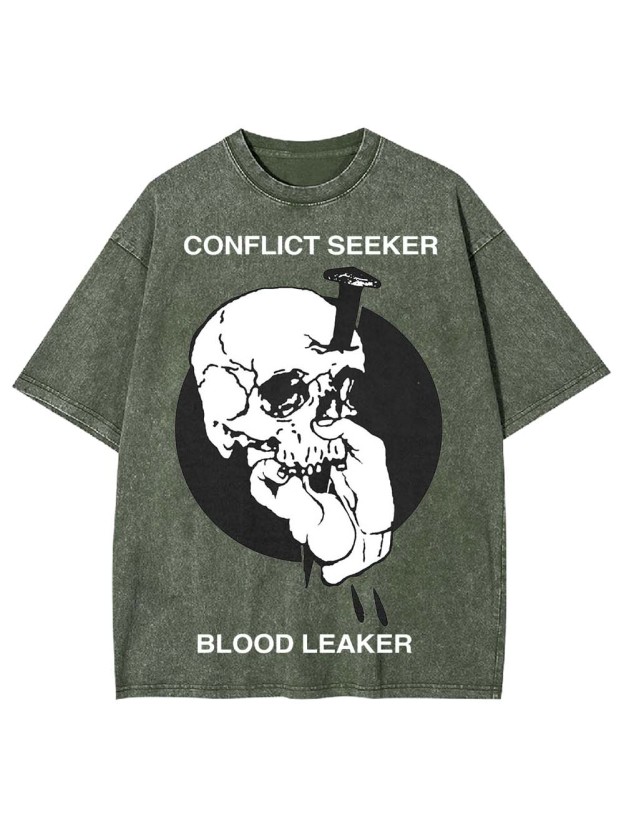 Conflict Seeker Washed Tshirt