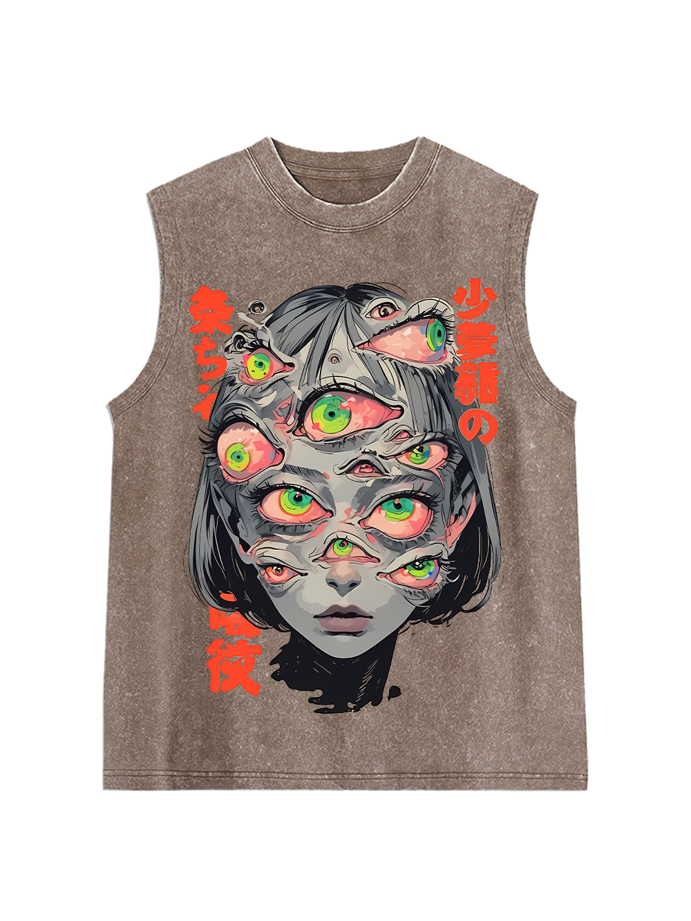 Thousand Eyed Fantasy Washed Tank Top