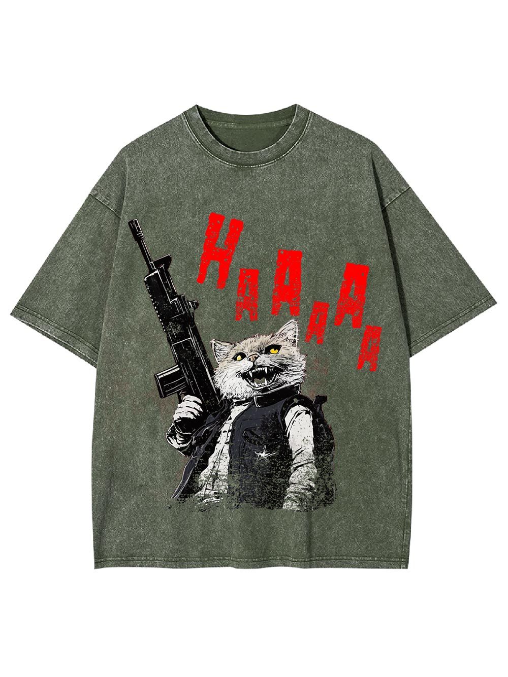 Haaaaa Washed Tshirt