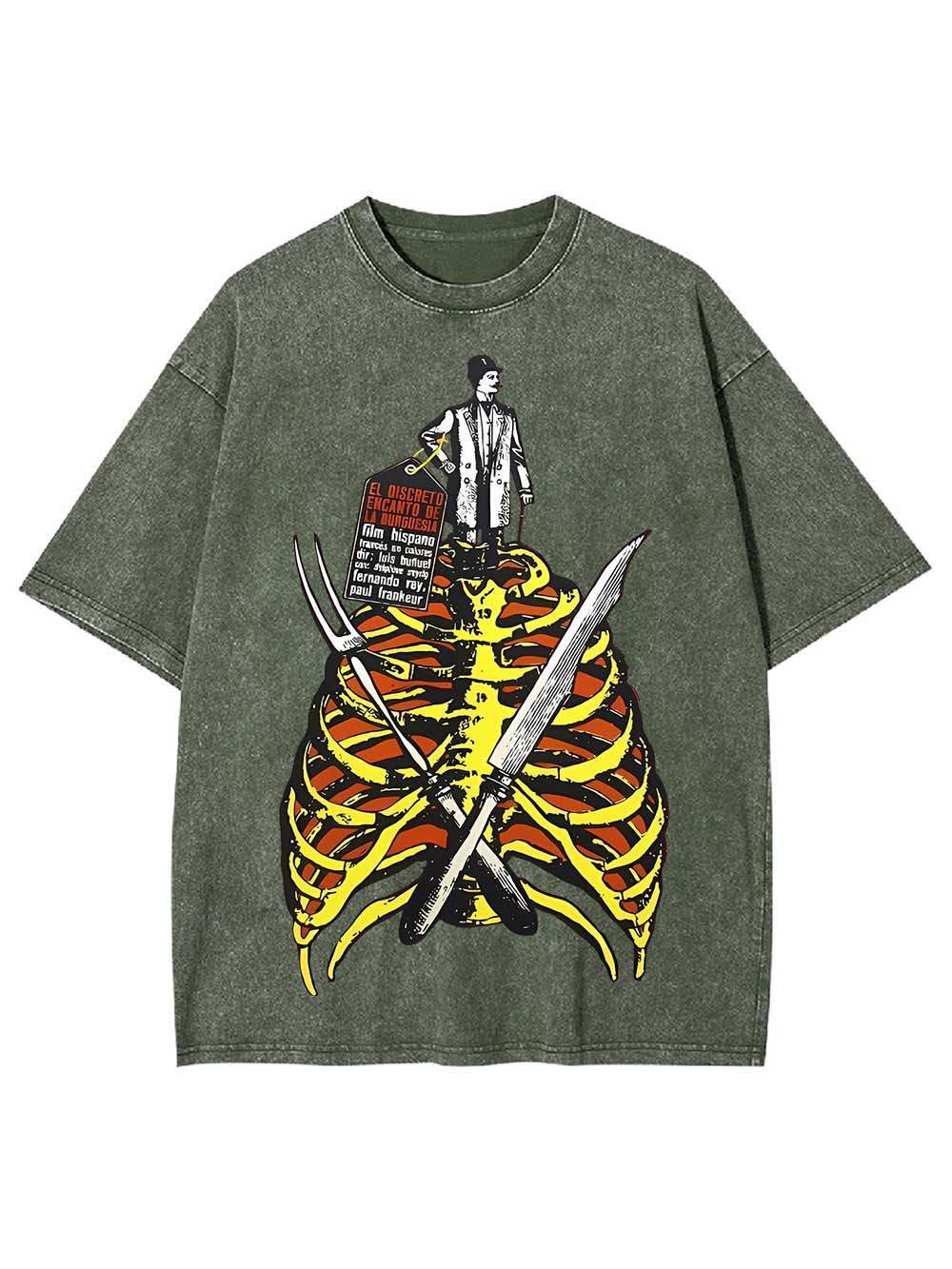 El Discreto Encanto de la Burguesía Washed Tshirt