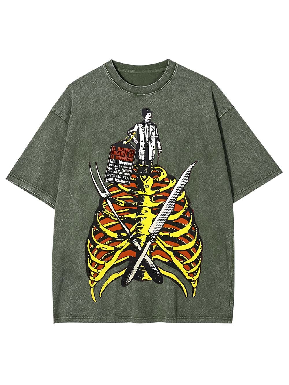 El Discreto Encanto de la Burguesía Washed Tshirt