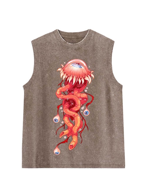 Cosmic Eye Entity Washed Tank Top