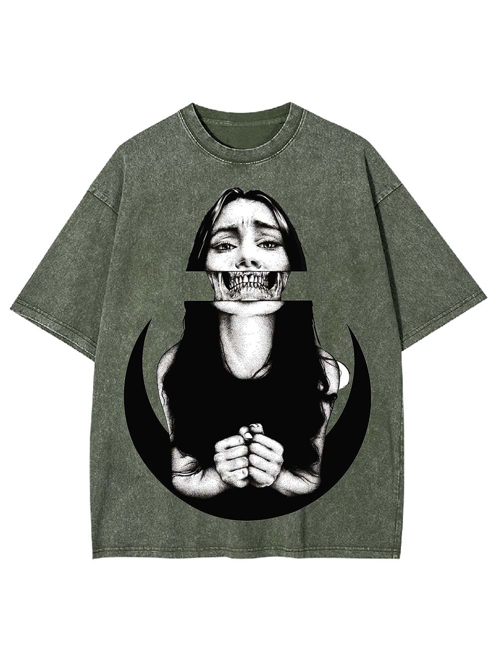 SILENT SCREAM WASHED TSHIRT