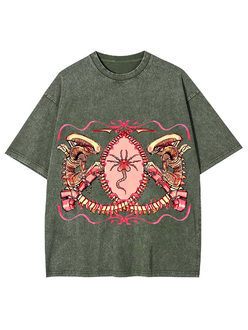 Alien Embrace Washed Tshirt