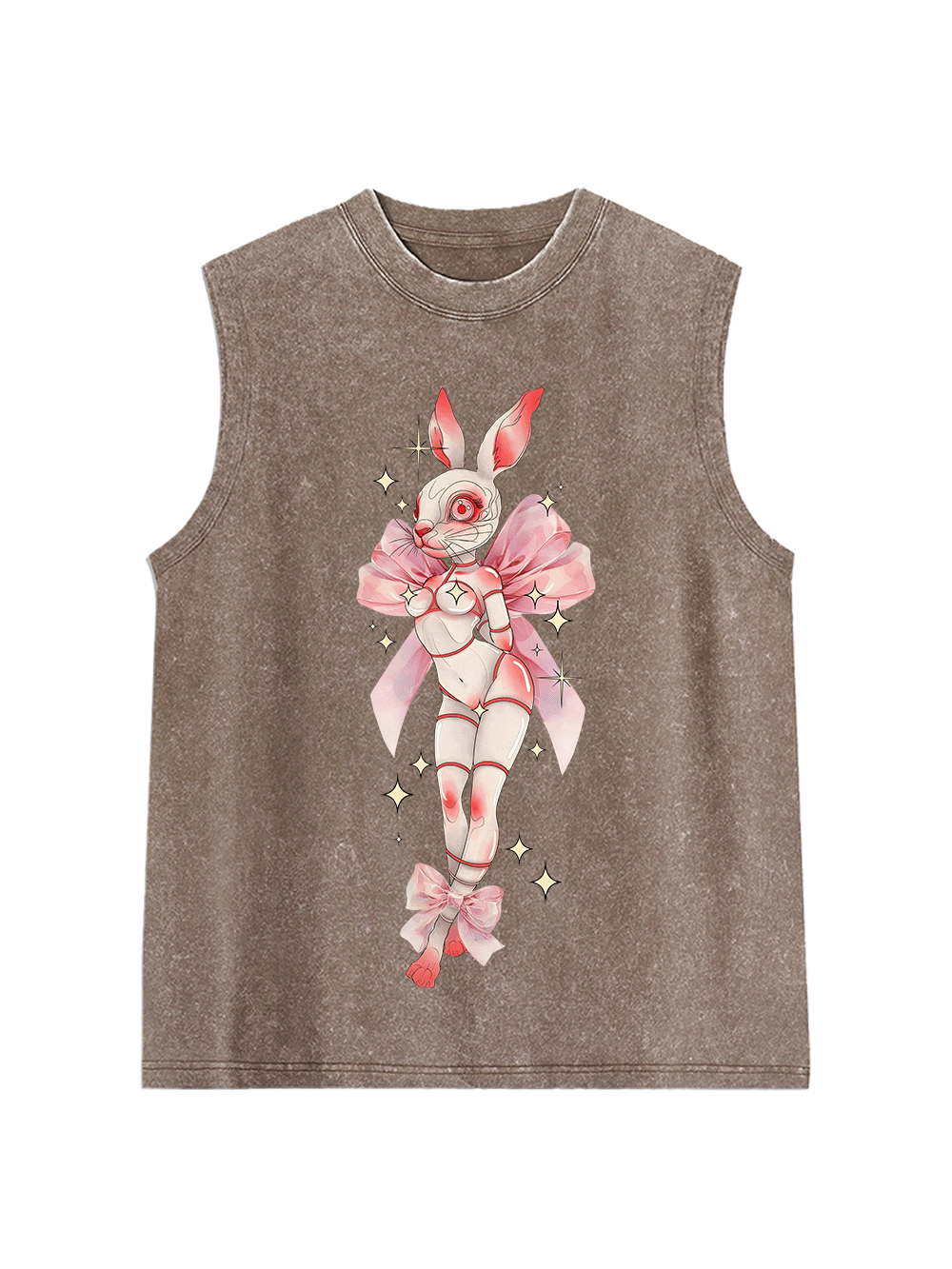 Enchanted Bunny Doll Washed Tank Top