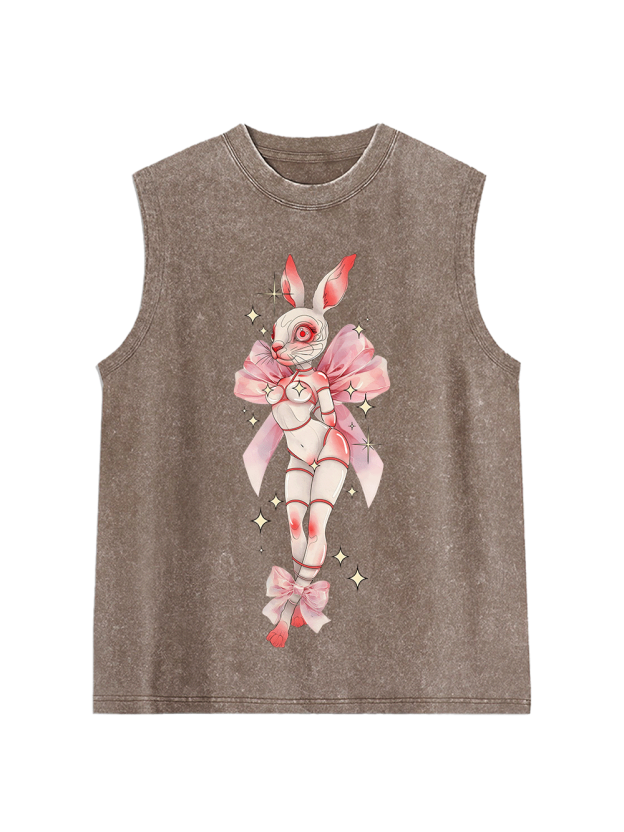 Enchanted Bunny Doll Washed Tank Top