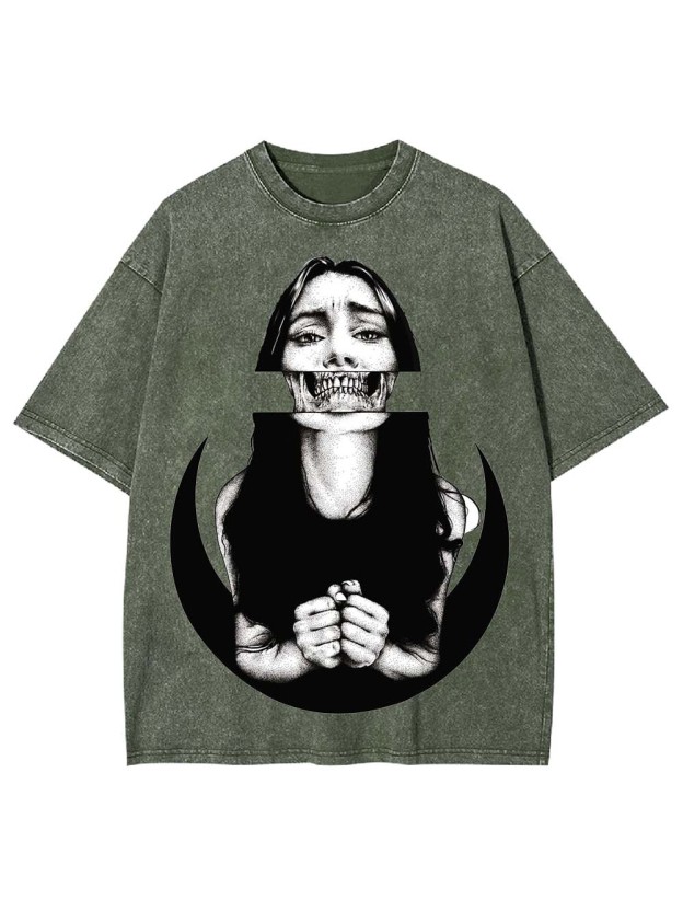 SILENT SCREAM WASHED TSHIRT