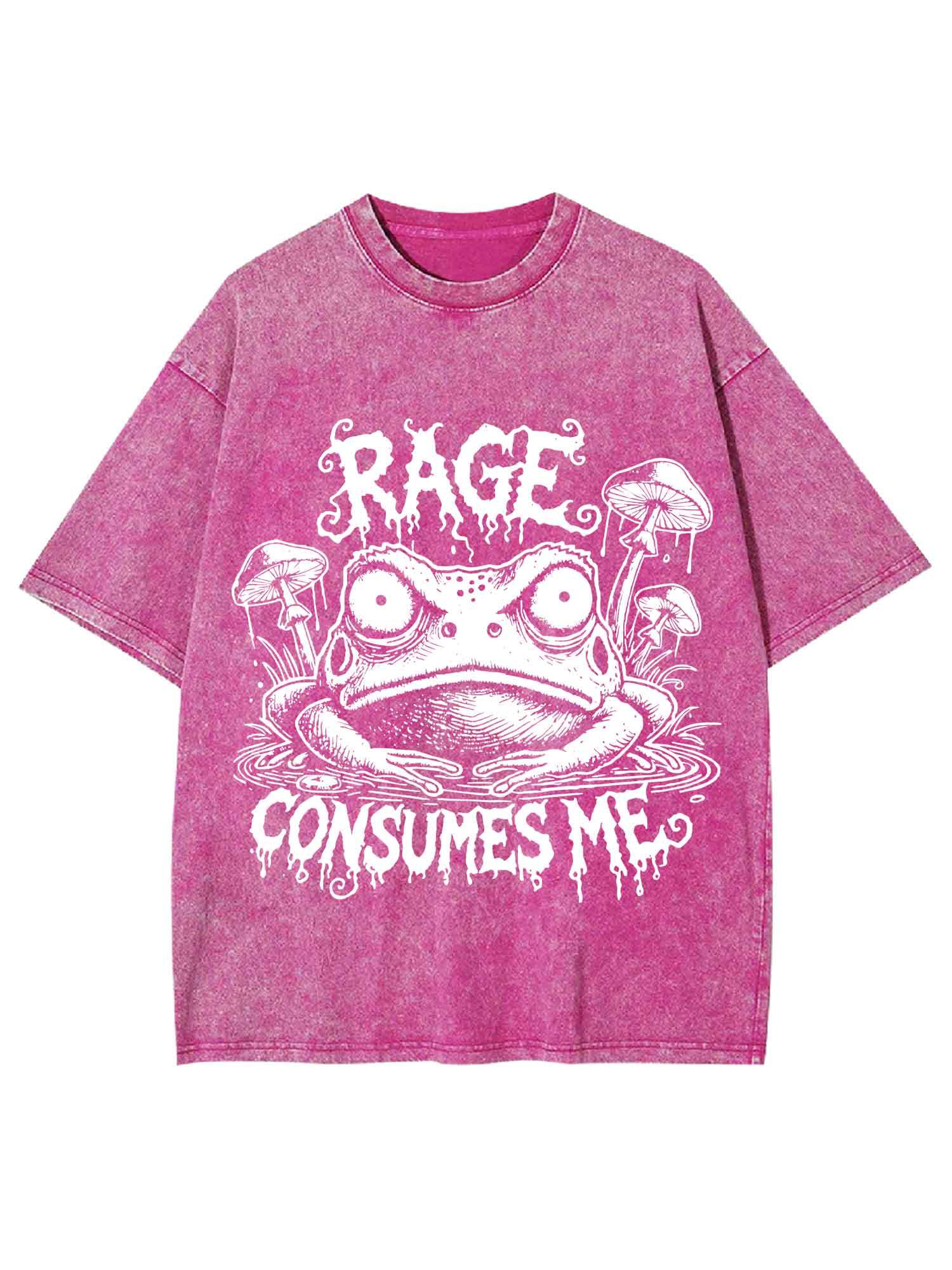 Rage Consumes Me Washed Tshirt
