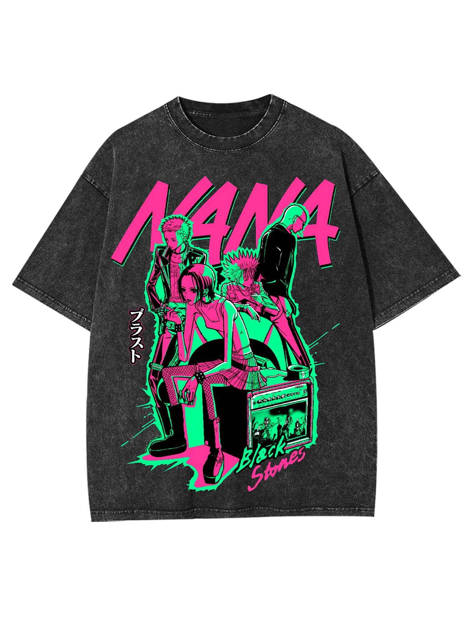 The Punk Spirit Of N4n4 Washed Tshirt