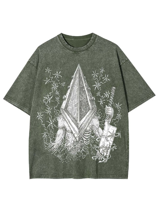 Pyramid Head Washed Tshirt