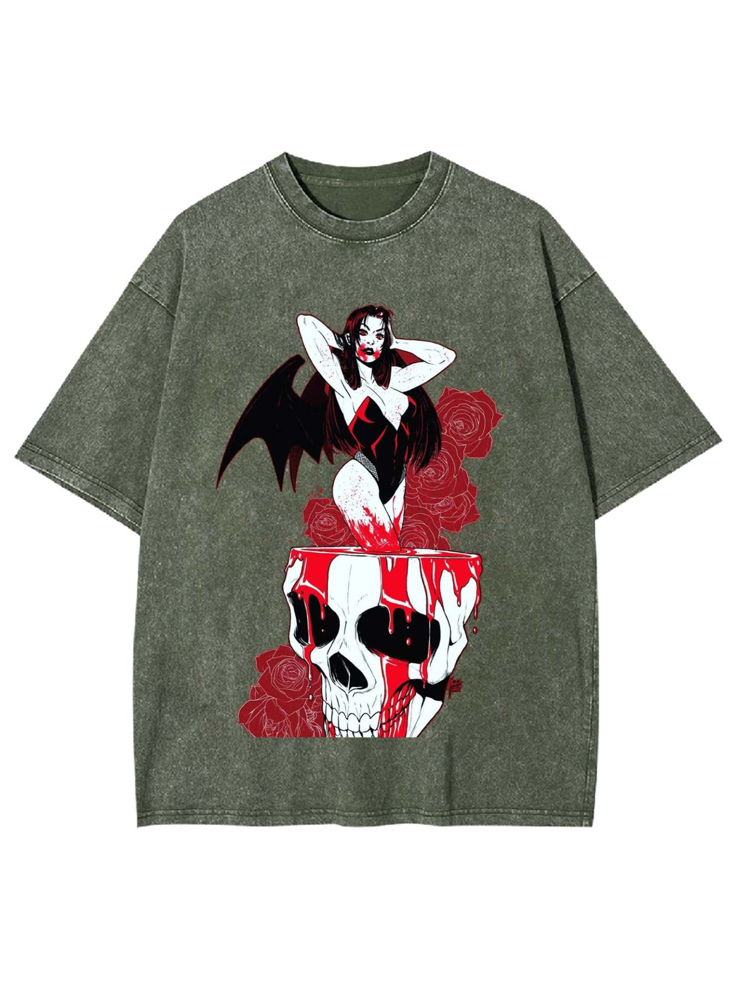 Vampiric Seduction Washed Tshirt