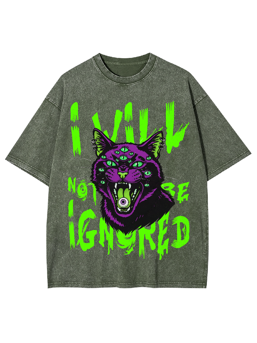 I will not be ignored Washed Tshirt