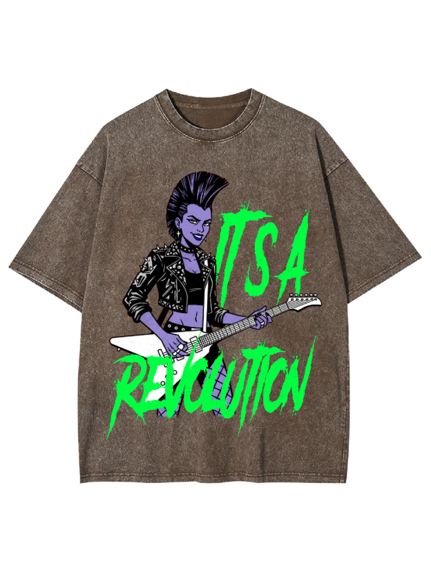 It‘s a revolution Washed Tshirt