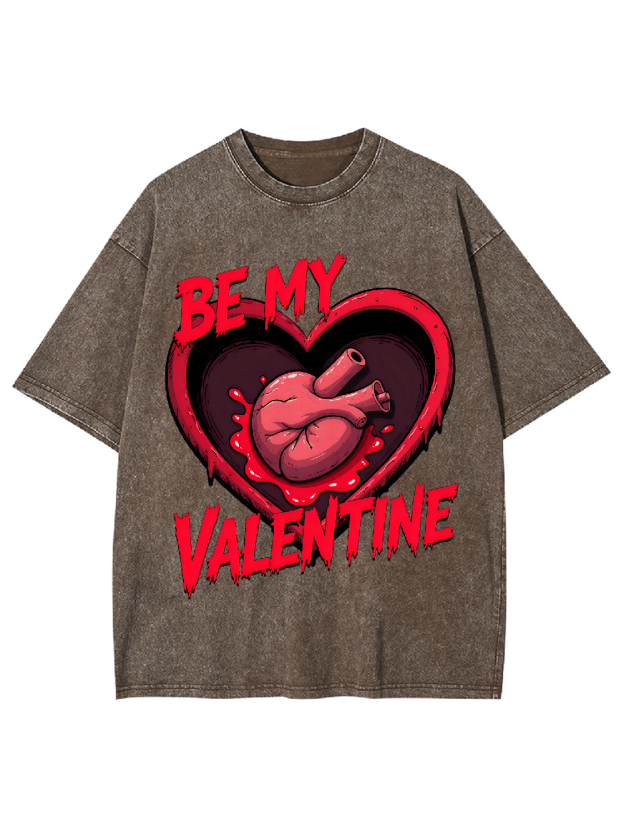 Be My Valentine Washed Tshirt