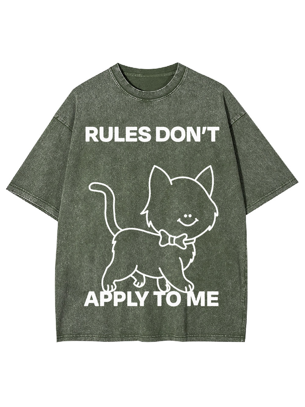 Rules Don't Apply To Me Washed Tshirt