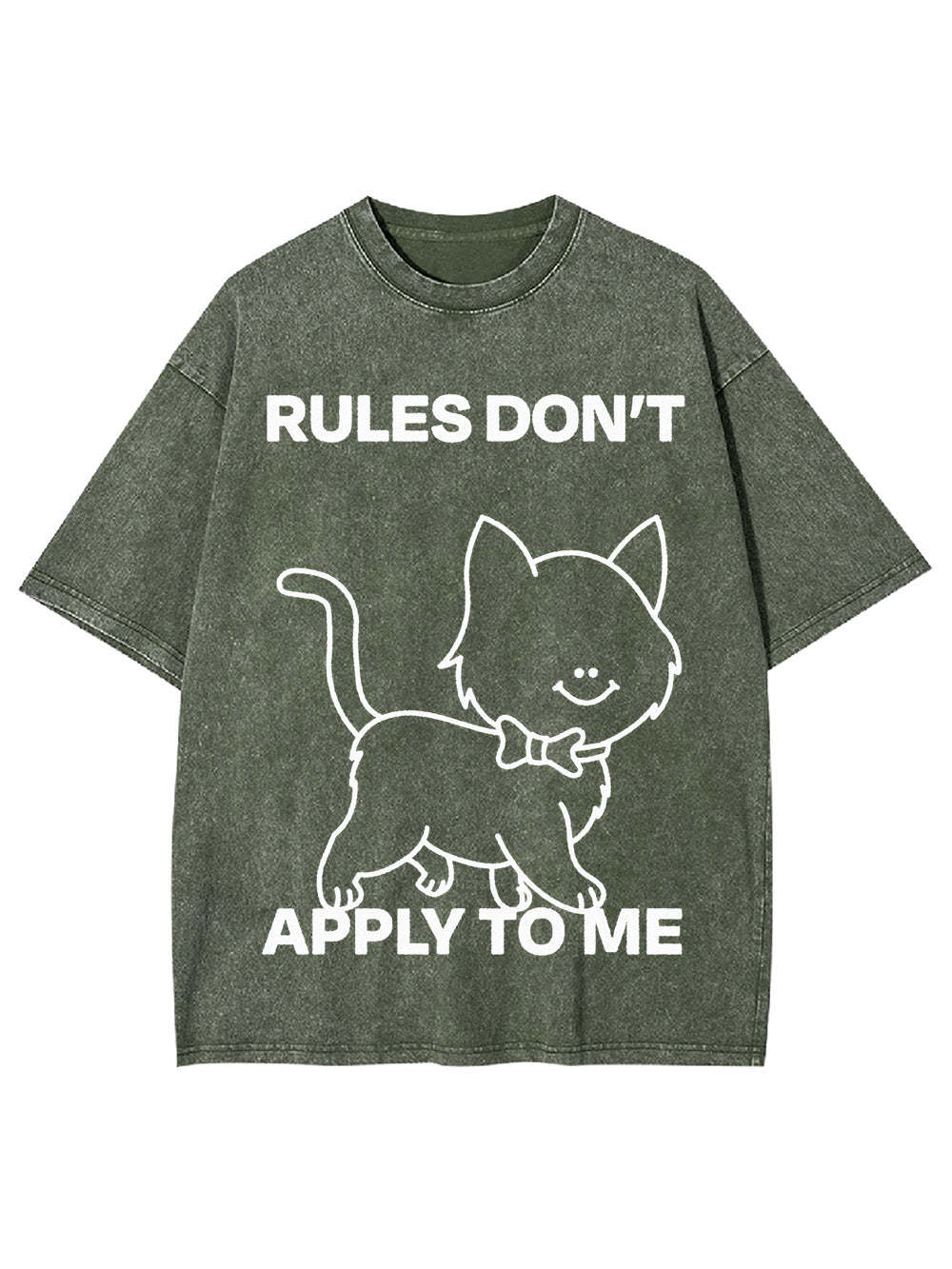 Rules Don't Apply To Me Washed Tshirt