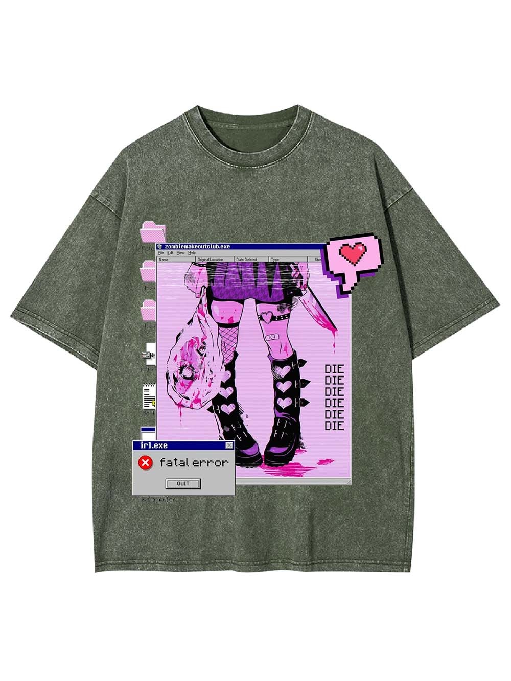 Fatal Error Washed Tshirt