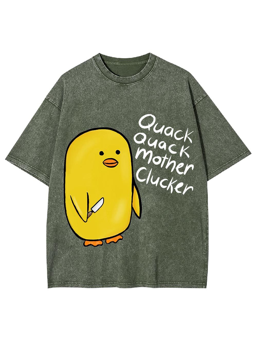 Quack Quack Mother Clucker Washed Tshirt