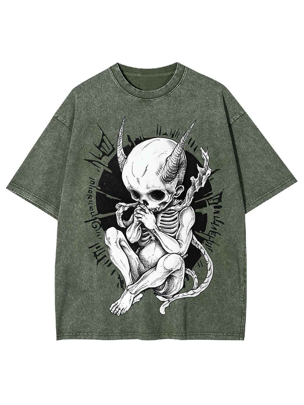 DEMONIC INFANTWASHED TSHIRT