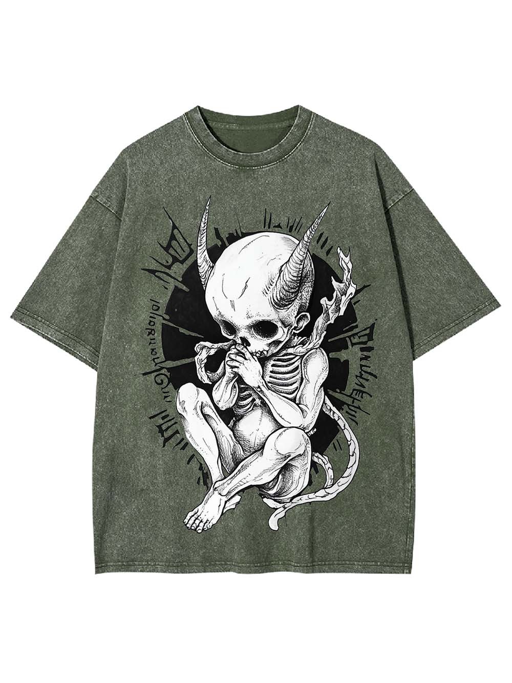 DEMONIC INFANTWASHED TSHIRT