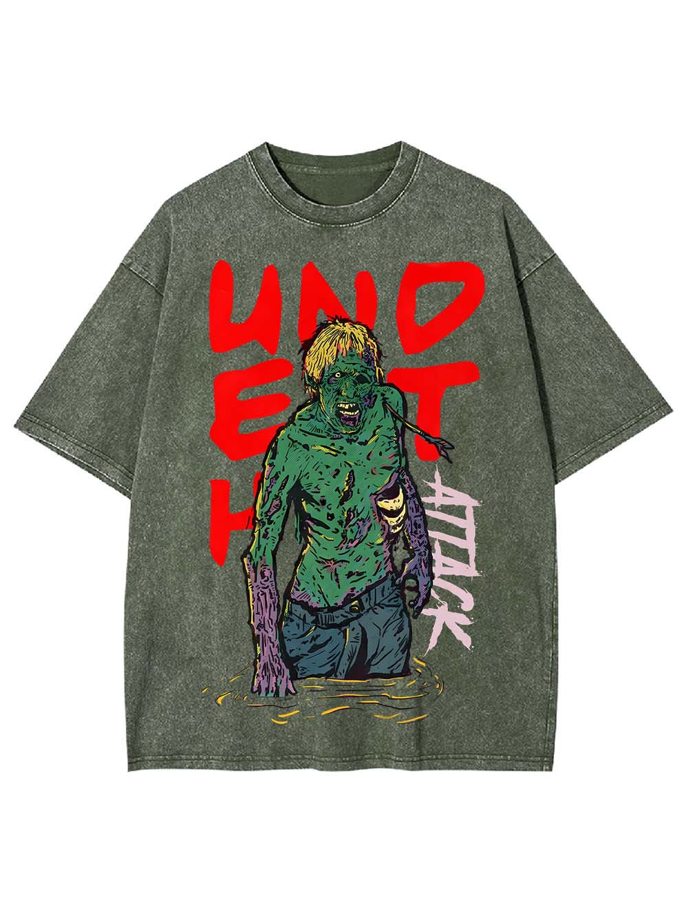 Under Attack Washed Tshirt