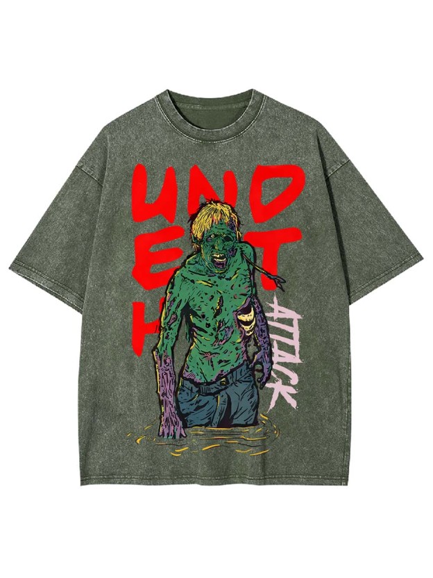 Under Attack Washed Tshirt