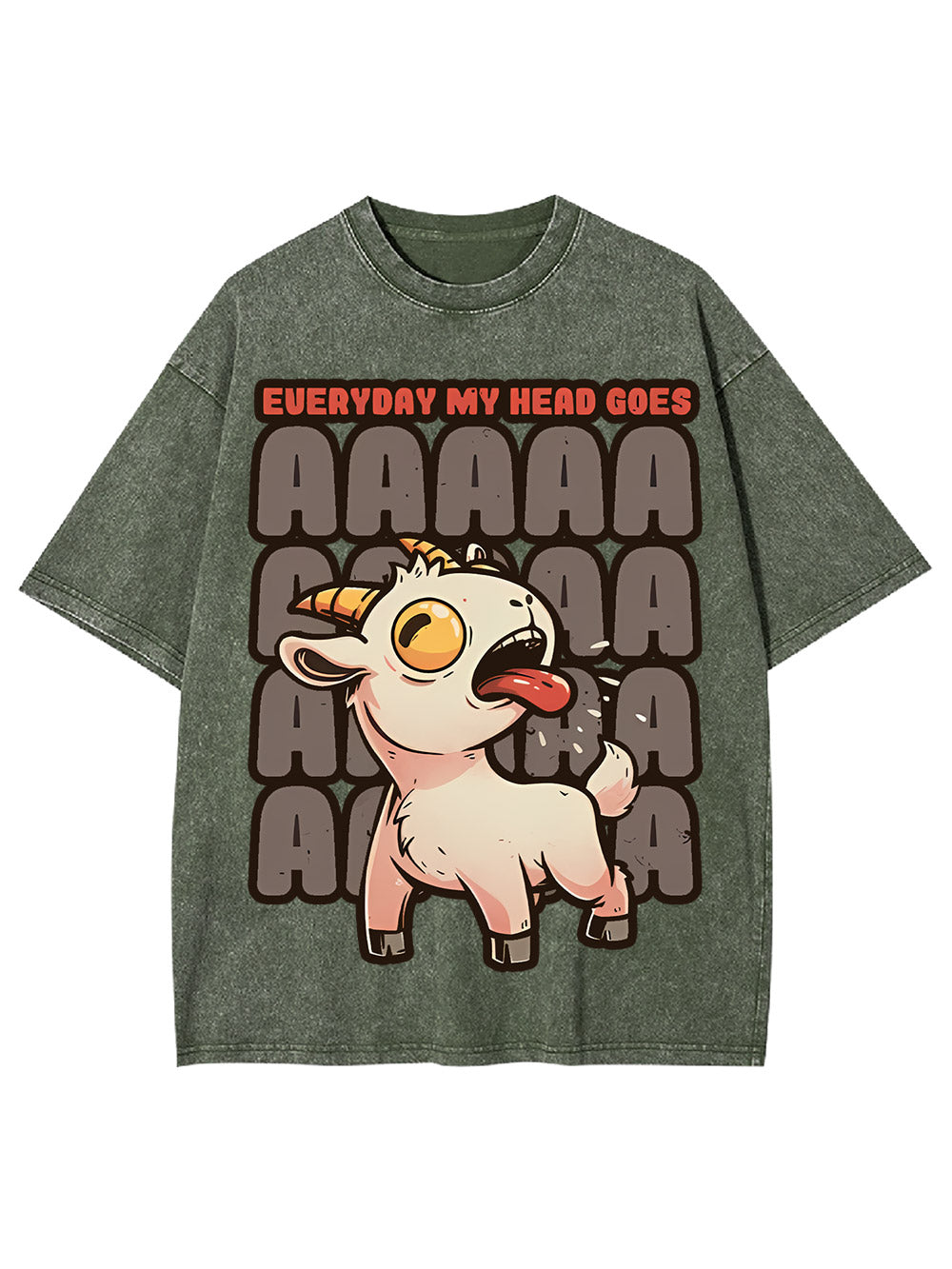 Everyday My Head Goes Washed Tshirt
