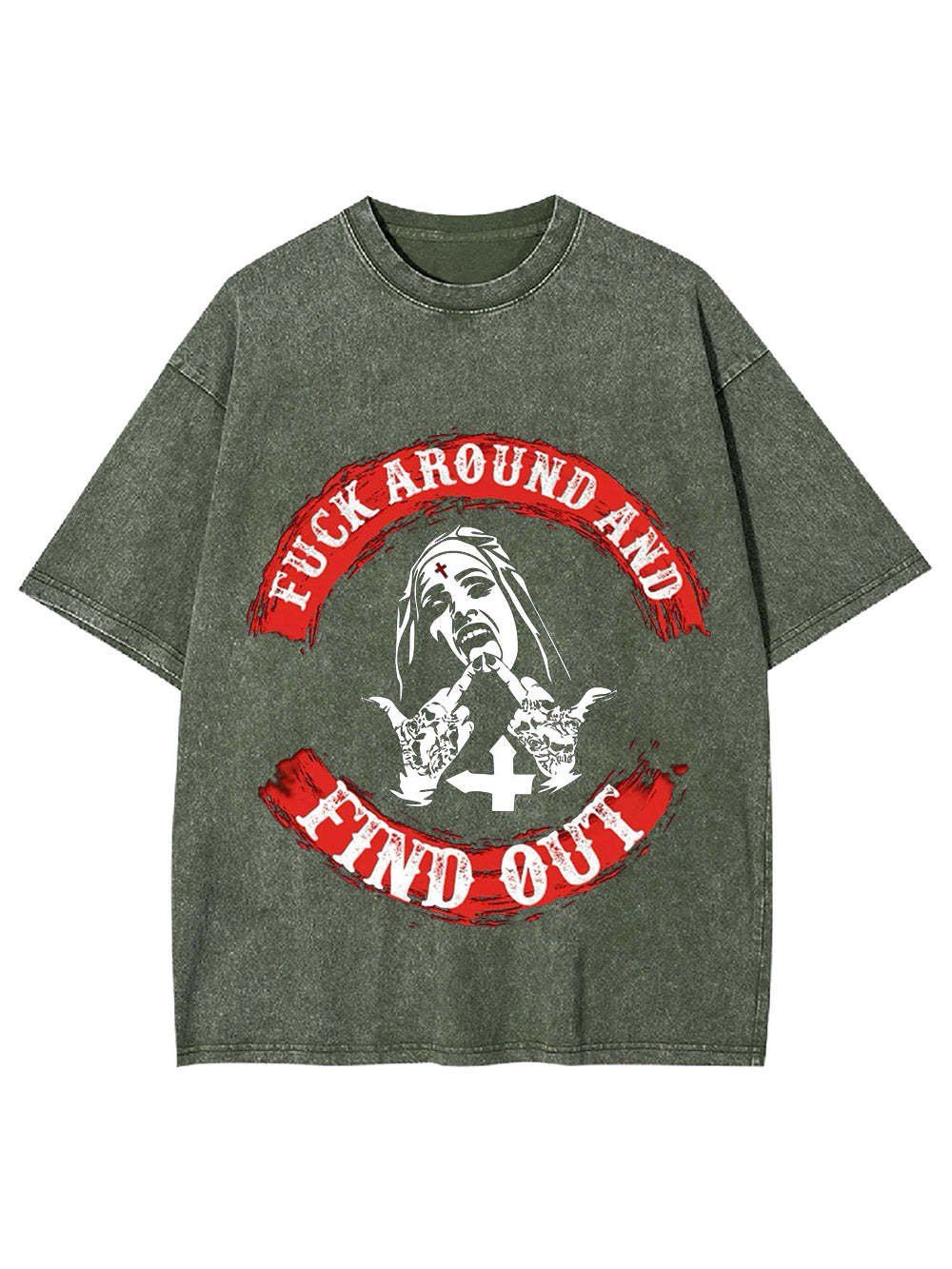 Fuck Around And Find Out Washed Tshirt