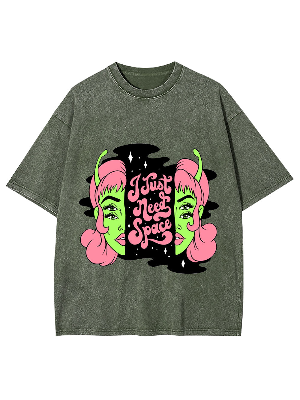 I Just Need Space Washed Tshirt