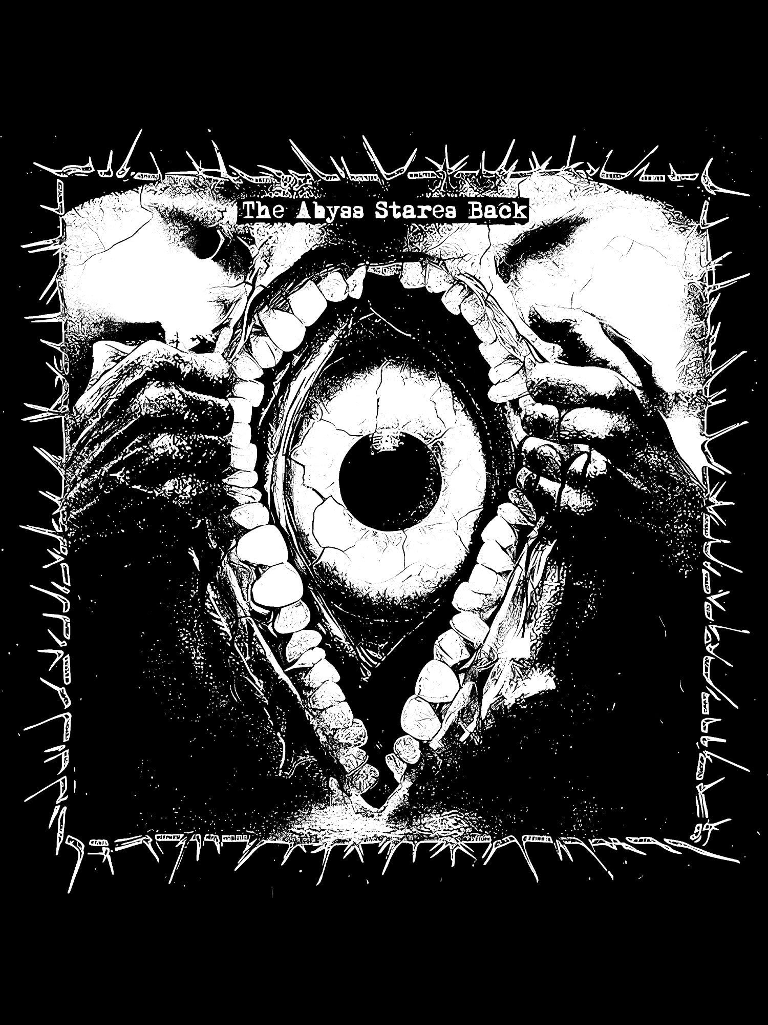 Gaze Into The Abyss Washed Tshirt