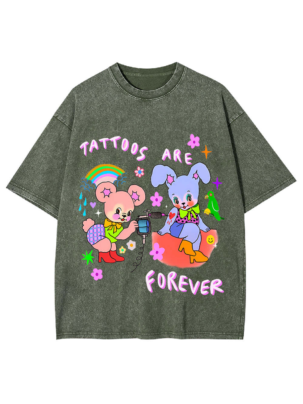 Tattoos Are Forever Washed Tshirt